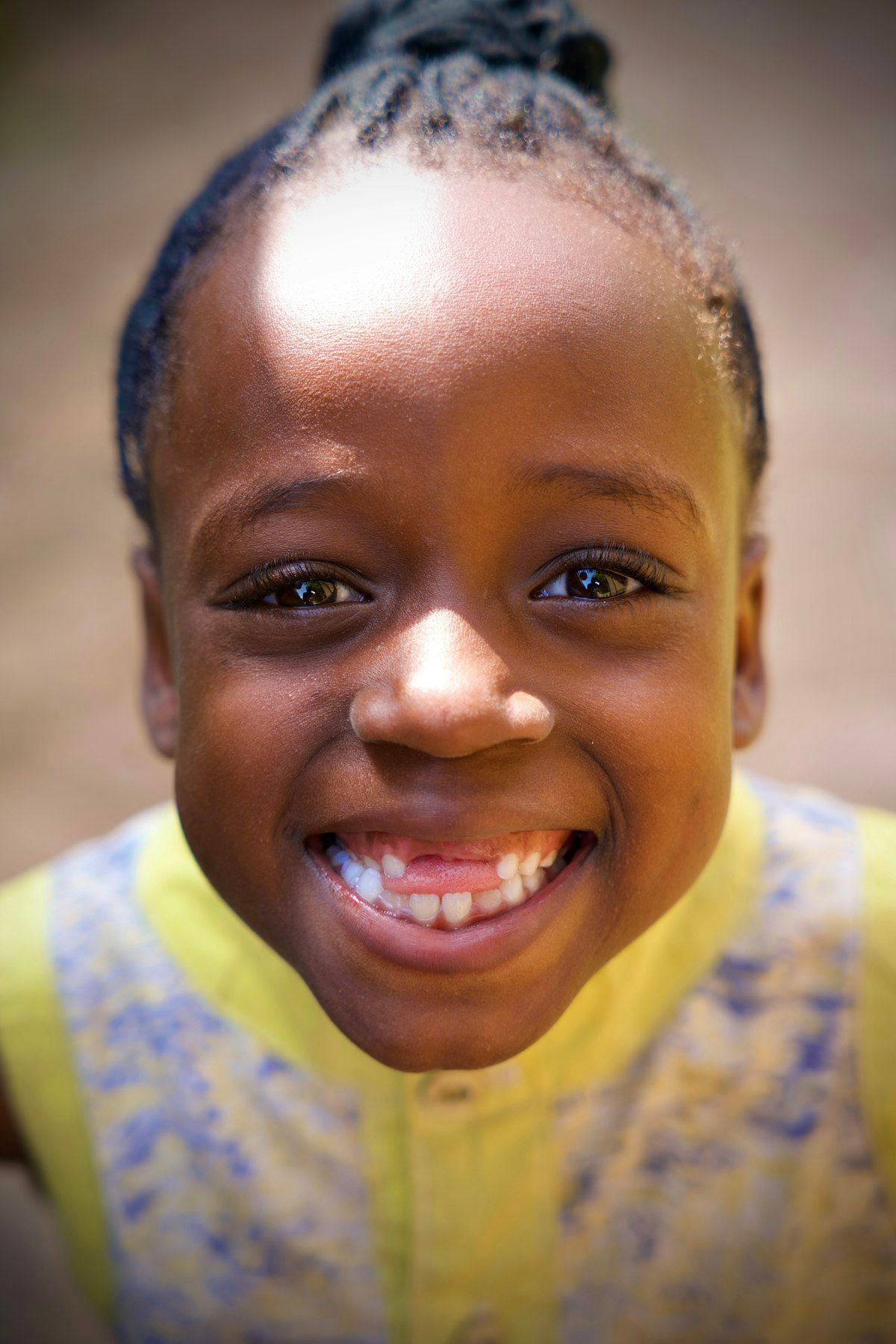 Smiling young girl, illustrative photo for airway health article
