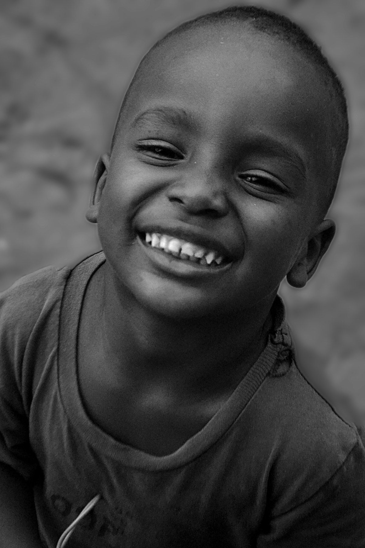 Smiling young boy portrait, illustrative photo for airway and focus article